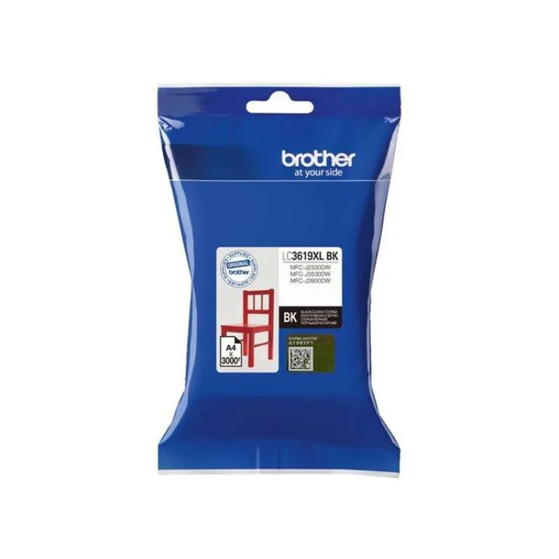 kazeta BROTHER LC-3619XL Black MFC-J2330DW/J3530DW/J3930DW (3000 str.) (LC3619XLBK)