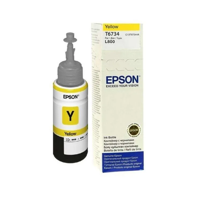 Epson inkoustová náplň/ C13T67344A/ FOTO L800/ 70ml/ Žlutá (C13T67344A)