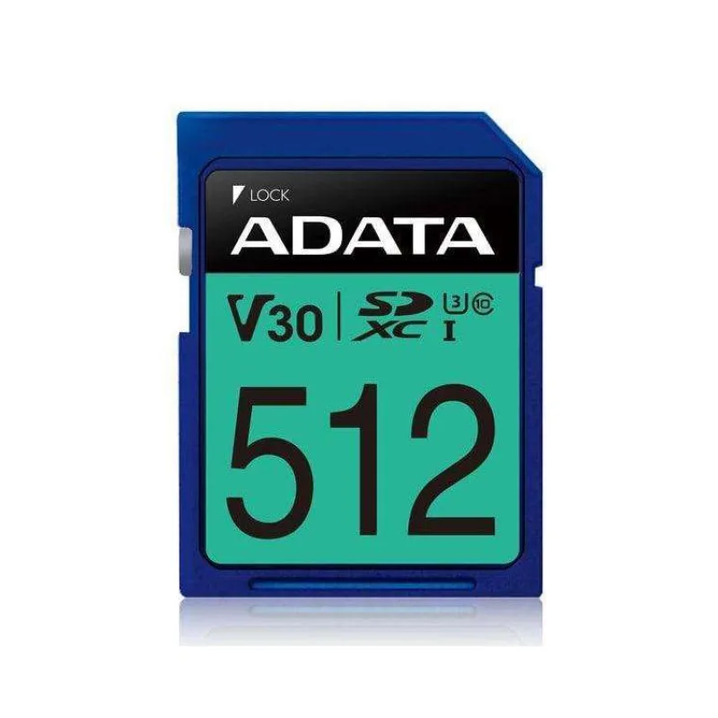 Karta ADATA SDXC 512GB Premier Pro UHS-I U3 Class 10 (R:95/W:60 MB/s) (ASDX512GUI3V30S-R)