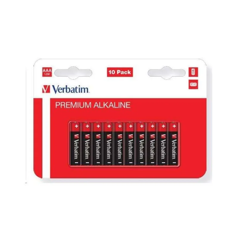 VERBATIM Alkalická Baterie AA 10 Pack / LR6 (49875)