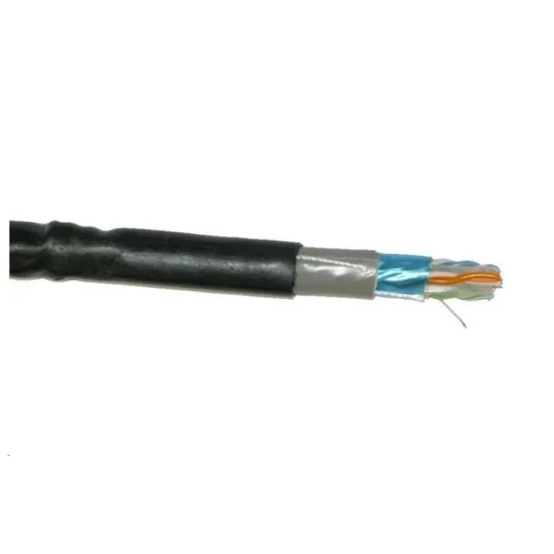 PLANET kabel FTP, drát, 4pár, Cat 6, PE+PVC venkovní dvouplášť, Planet Elite, -40až70°C, balení 500m (KAB-FTP6-D-PVCPE-P-0,5)