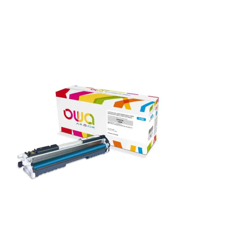 OWA Armor toner pre HP Color Laserjet Pro M176, M177, 1000 strán, CF351A, modrá/cyan (K15729OW)