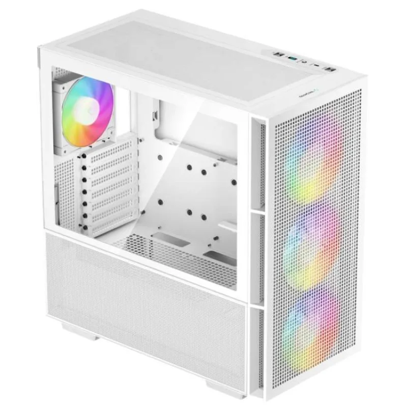 DEEPCOOL skříň CH560 / MidT/ 3x140 a 120mm ARGB fan / USB 3.0 / tvrzené sklo / bílá (R-CH560-WHAPE4-G-1)
