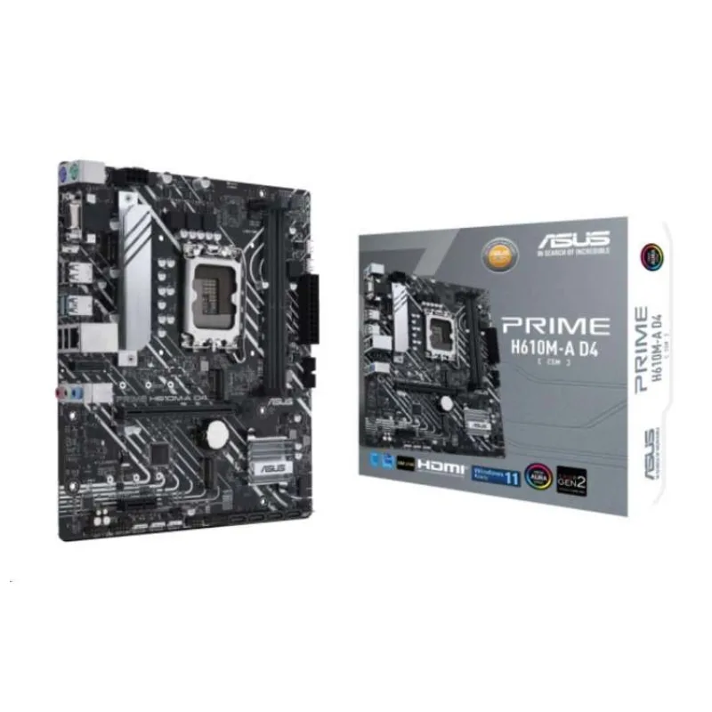 ASUS MB Sc LGA1700 PRIME H610M-A DDR4-CSM, Intel H610, 2xDDR4, 1xDP, 1xHDMI, 1xVGA, mATX (90MB19P0-M0EAYC)