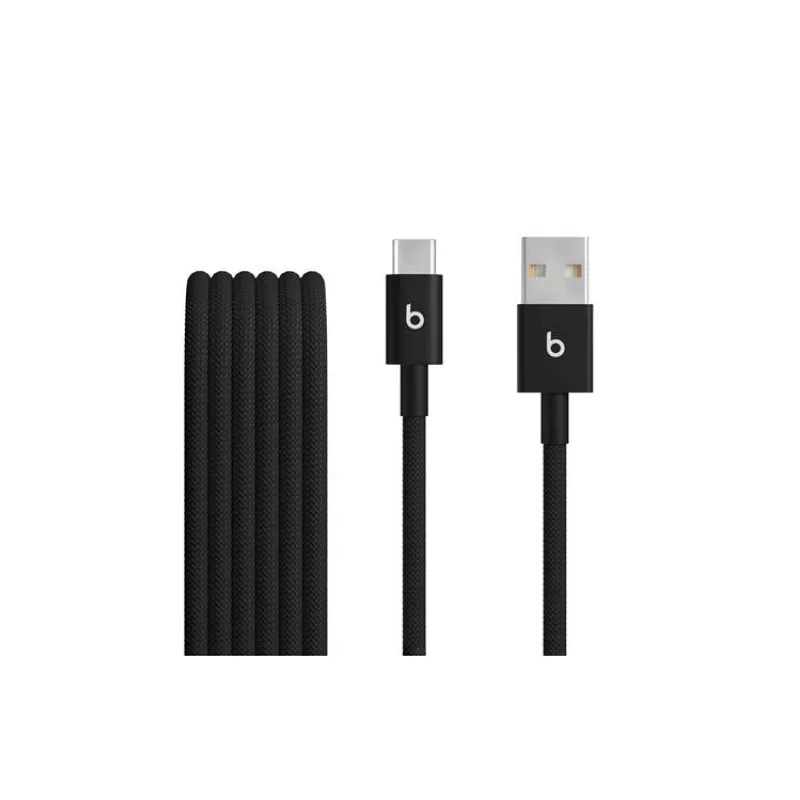 Apple Beats USB-A to USB-C Woven Cables (1.5 m) - Bolt Black (2-Pack) (MDGH4EE/A)