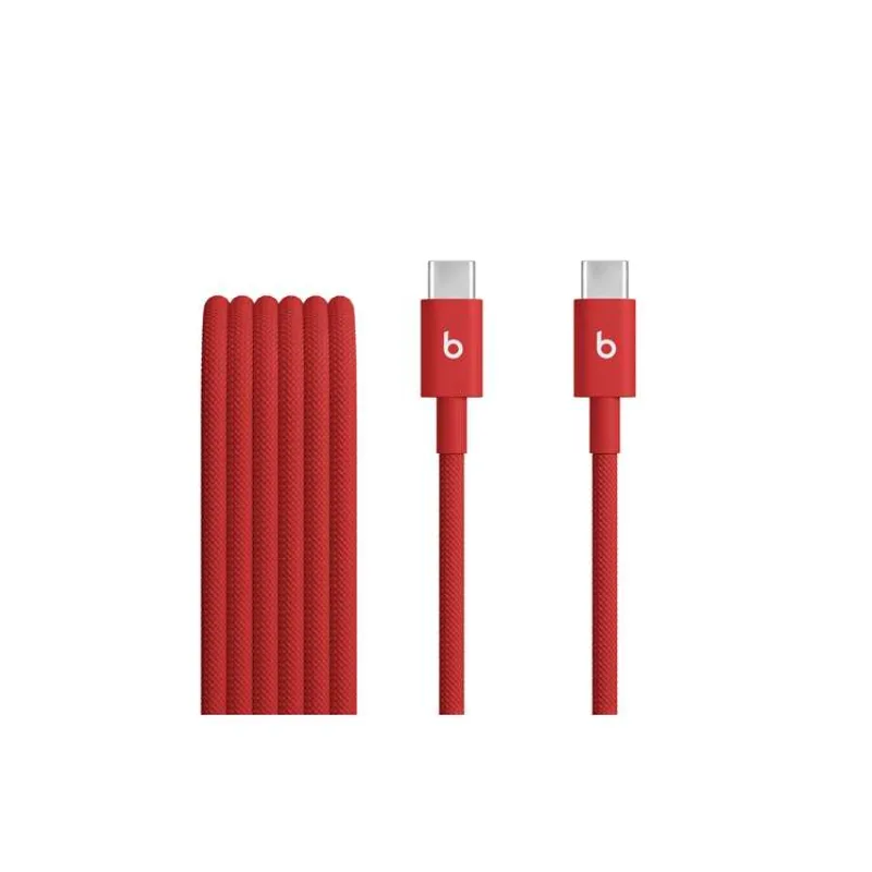 Apple Beats USB-C to USB-C Woven Cable (1.5 m) - Rapid Red (MDGF4EE/A)