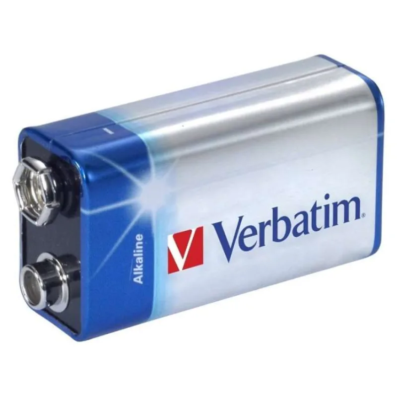 VERBATIM Alkalické baterie 9V, 1 PACK , 6LR61 (49924)