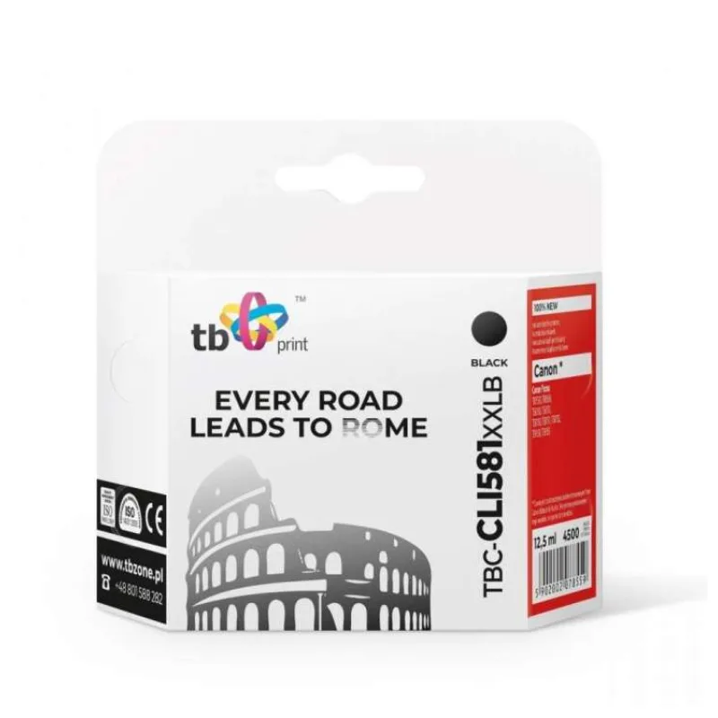 Ink. kazeta TB kompat. s Canon CLI-581XXL, TBC-CLI581XXLB BK 100% new (TBC-CLI581XXLB)
