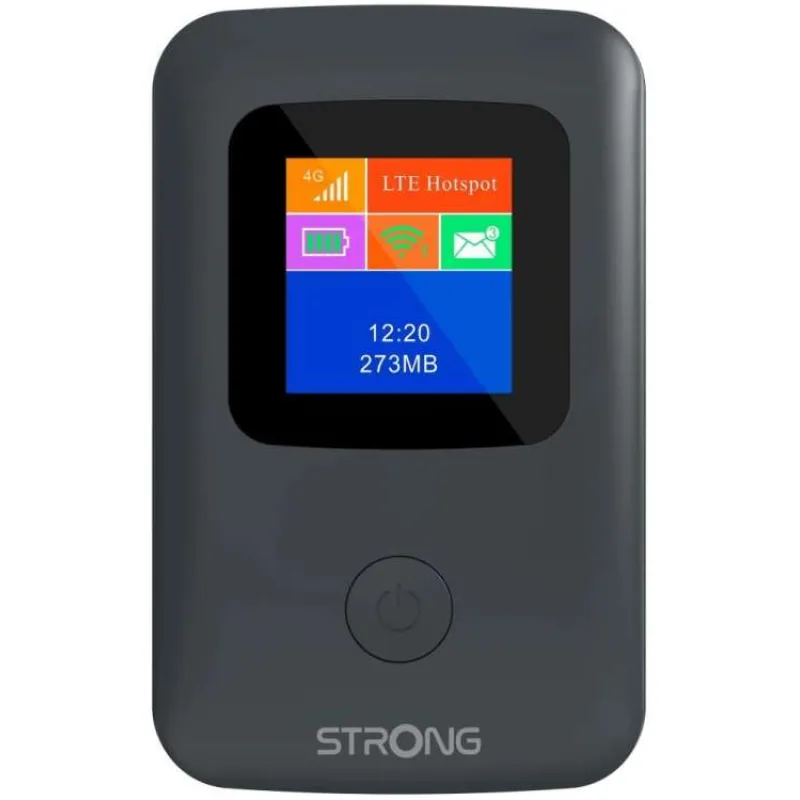 STRONG 4G MIFI 150CD/ Wi-Fi standard 802.11 b/g/n/ 150 Mbit/s/ 2,4GHz/ 1x SIM slot/ 1x microUSB/ 1x micro SD/ USB-C (4GMIFI150CD)