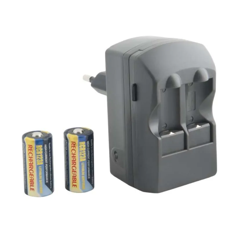 AVACOM nabíjacia dvojkanálová súprava ACFRB pre nabíjanie batérií RCR2, RCR123 + 2 ks RCR123 (NADI-ACFB-R123B2)