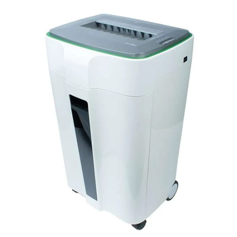 AT skartovač AT-66C/ řez 4x25 mm/ pracovní šíře 240 mm/ kapacita 22 listů/ objem koše 38 l/ stupeň utajení P4/ šedo-bílý (AT-66C)