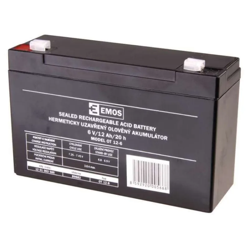 AKUMULÁTOR SLA 6V/12Ah FA-4,7Ah (1201003500)