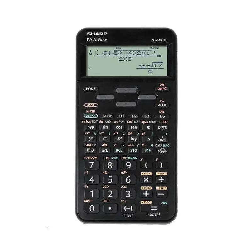 SHARP kalkulačka - ELW531TLBBK - Blister - černá (SH-ELW531TLBBK)