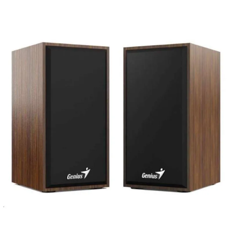 GENIUS repro SP-HF180, 2.0, 6W, USB napájení, 3,5mm jack, dřevěné, hnědé (31730029400)