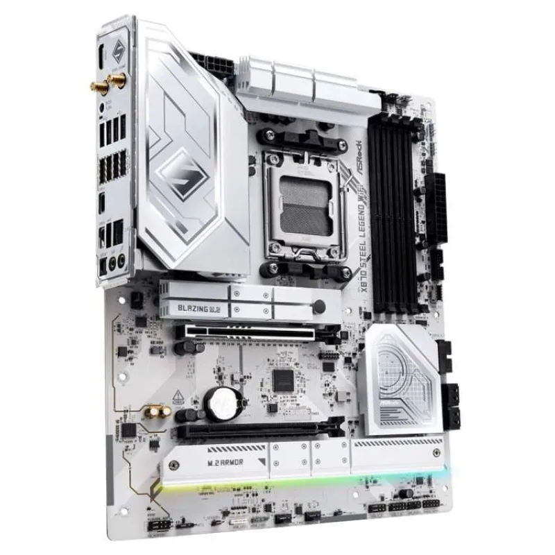 ASRock X870 Steel Legend WiFi / AMD X870 / AM5 / 4x DDR5 DIMM / 3x M.2 / HDMI / USB-C / WiFi / ATX (90-MXBPJ0-A0UAYZ)