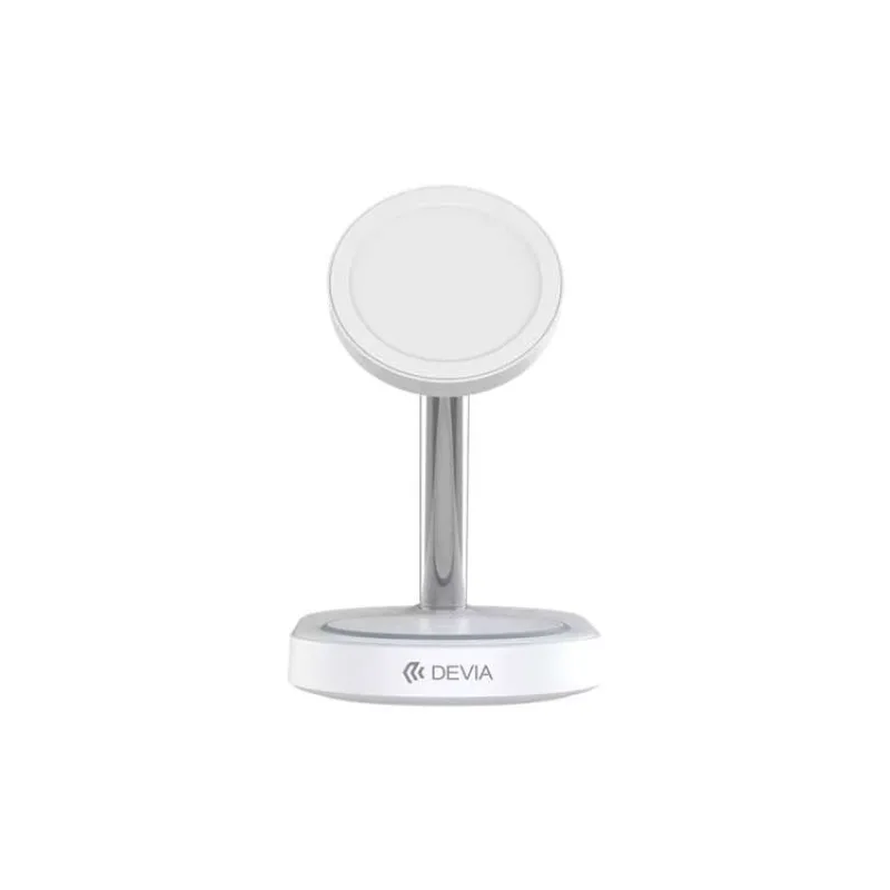 Devia Extreme Speed Series 3 in 1 Magnetic Bracket Wireless Charger - White (6942297111844)