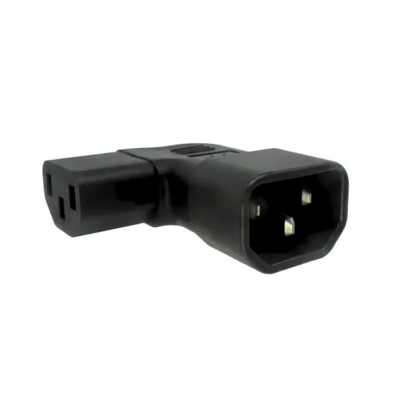 Adaptér úhlový na stranu IEC C13 na IEC C14 napětí 230V, 10A (kpsr-09)