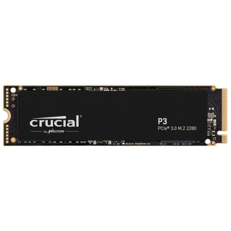 CRUCIAL SSD 1TB P3, M.2 2280, PCIe Gen3x4, R:3500/W:3000MB/s (CT1000P3SSD8)