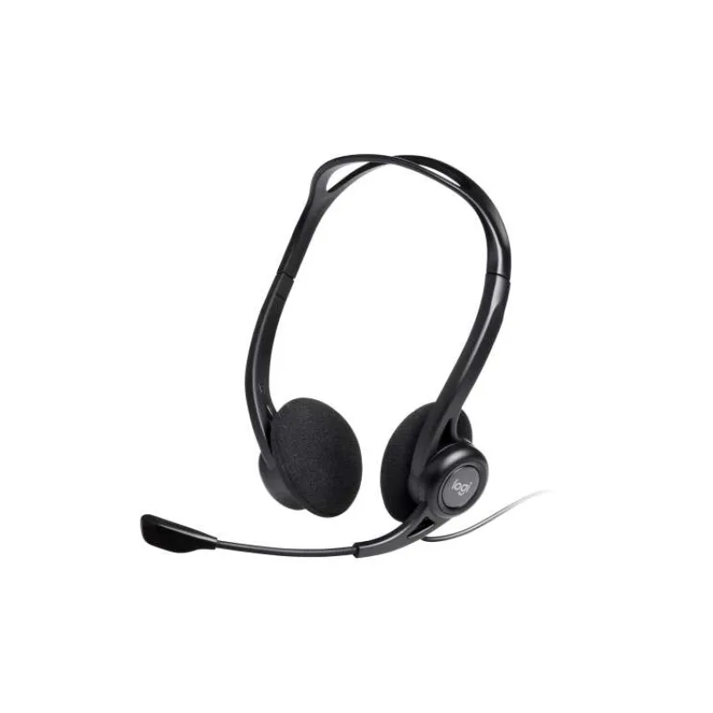 akcie Logitech PC 960 Stereo Headset, USB _ (981-000100)