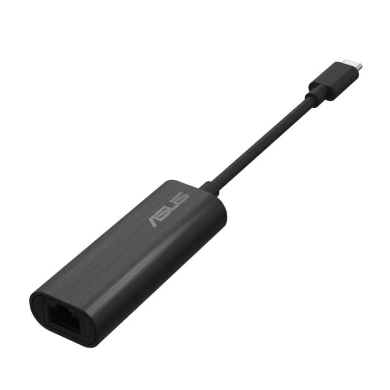 ASUS USB-C2500 V2, USB-C Ethernet Adapter 2.5G/1G/100Mbps, RJ45 port (90IG0A60-MW0L0V)