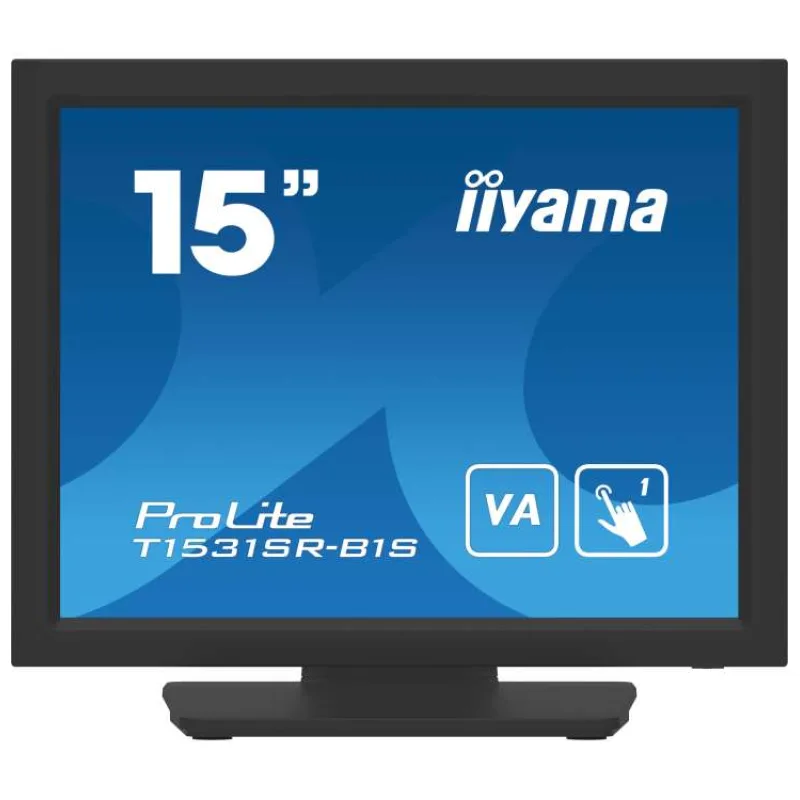15" iiyama T1531SR-B1S: VA, 1024x768, DP, HDMI (T1531SR-B1S)