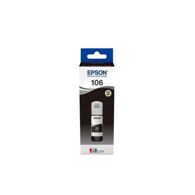 Čierny atrament EPSON 106 EcoTank Photo Black (C13T00R140)