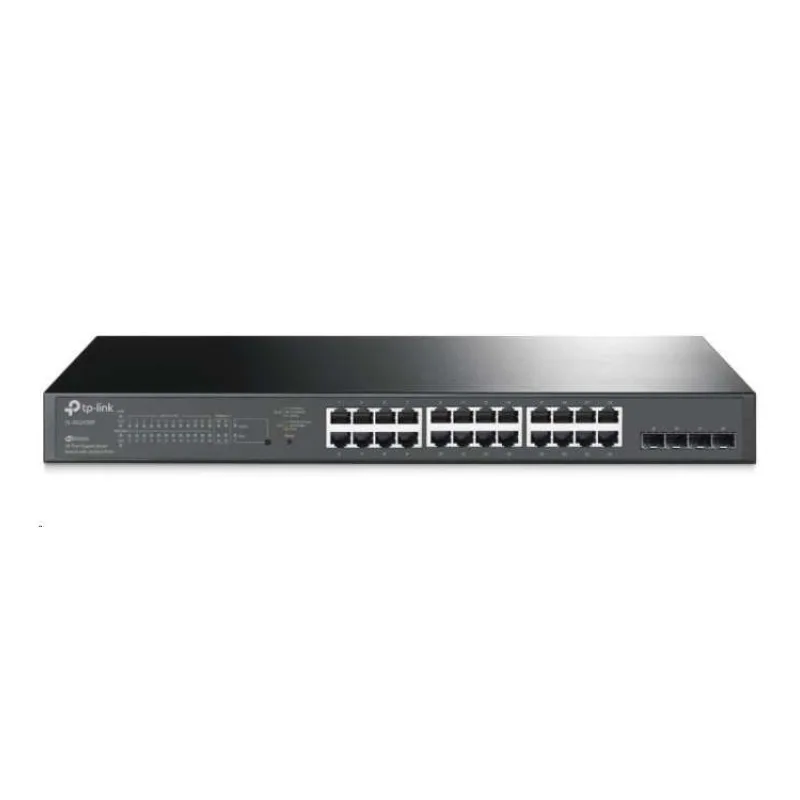 Omada 28-Port PoE+ Gigabit Smart Switch with 4 SFP Slots PORT: 24× Gigabit PoE+ Ports, 4× Gigabit SFP Slots SPEC: 802.3a (SG2428P)