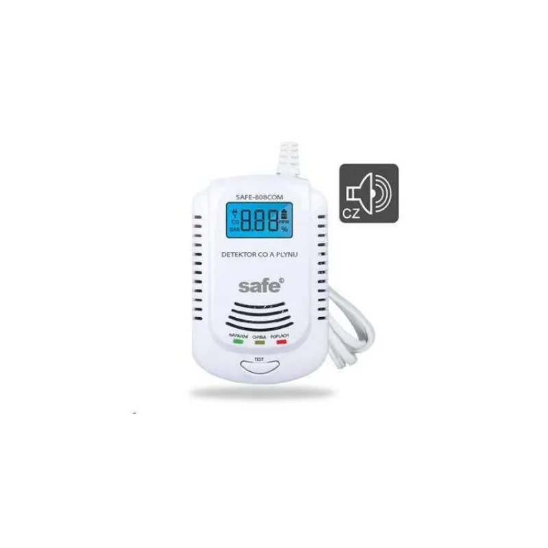 Safe Kombinovaný detektor CO, hořlavých a výbušných plynů 808COM (SAFE808COM)