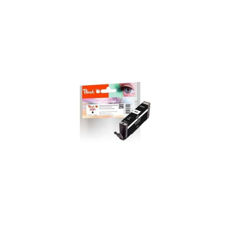 PEACH kompatibilní cartridge Canon CLI-551BK, black, 8,5 ml (319435)