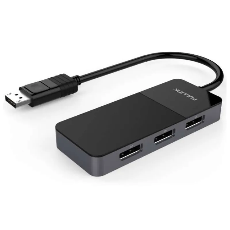 PremiumCord adaptér MST DisplayPort 1.4 na 3x DisplayPort / 8K / 3x 4K/ černý (kportad19)