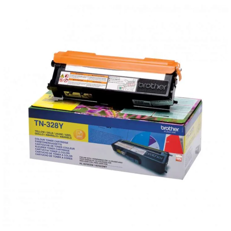 toner BROTHER TN-328 Yellow HL-4570CDW, MFC-9970CDW (6000 str.) (TN328Y)
