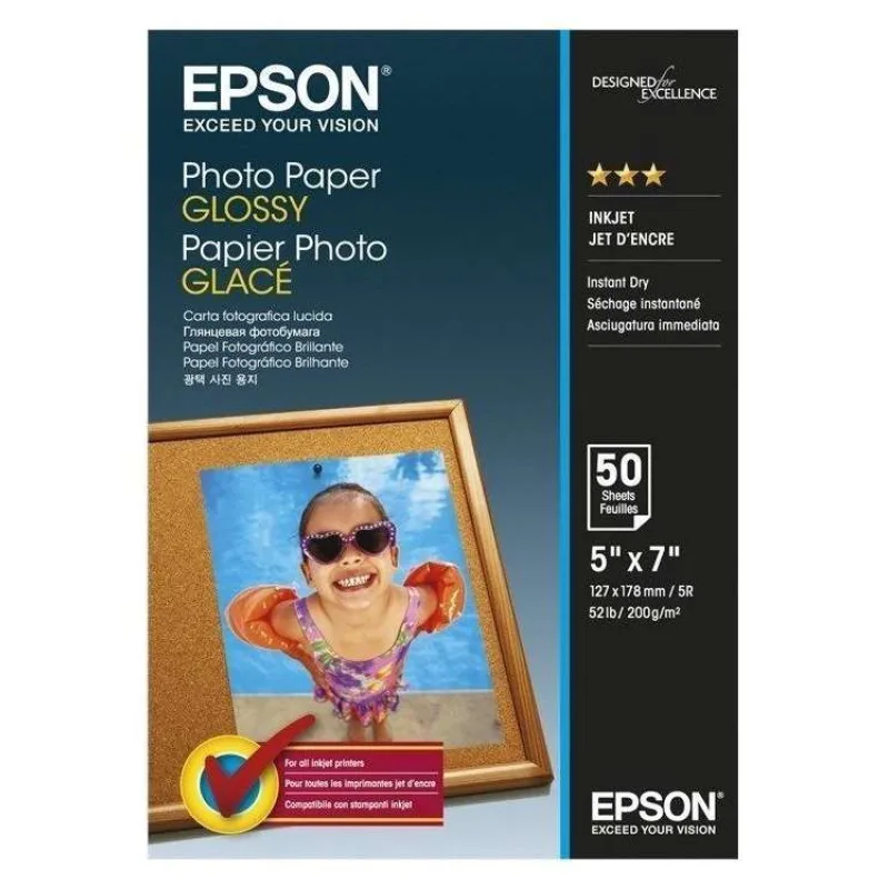 EPSON Photo Paper Glossy 13x18cm 50 listov (C13S042545)