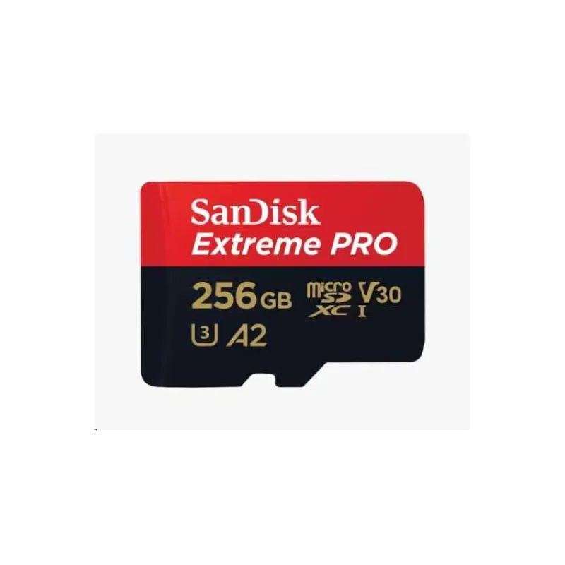 SanDisk Extreme PRO/micro SDXC/256GB/UHS-I U3 / Class 10/+ Adaptér (SDSQXCD-256G-GN6MA)
