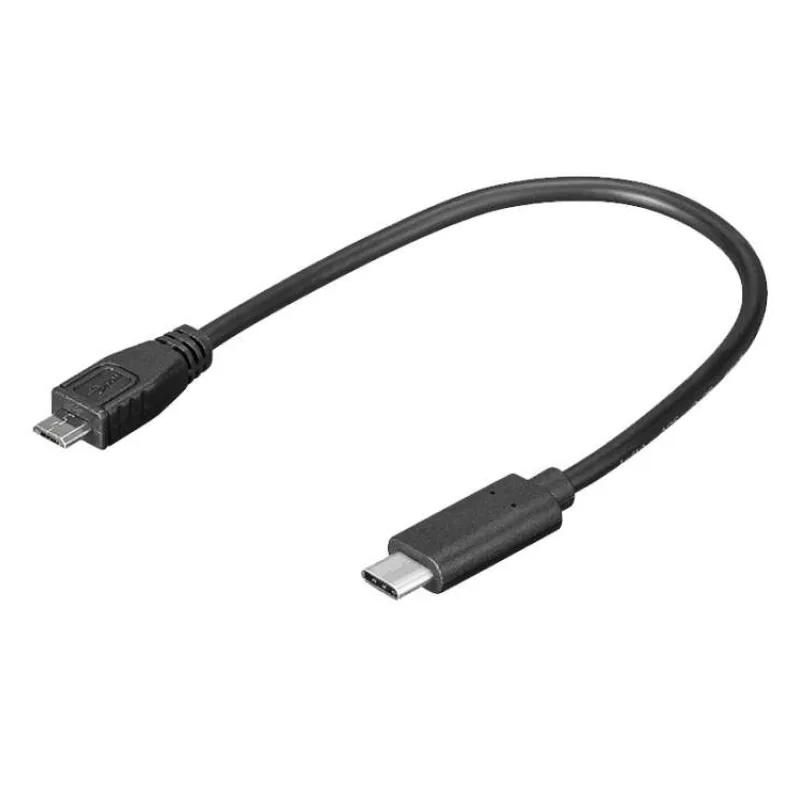 PremiumCord Adaptér USB 3.1 konektor C/male - USB 2.0 konektor Micro-B/male, 0,2m (kur31-02)