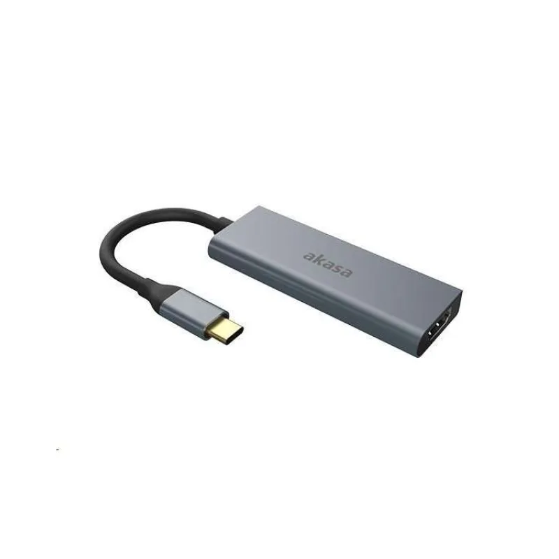 AKASA - externý USB hub - USB type-C s HDMI (AK-CBCA19-18BK)