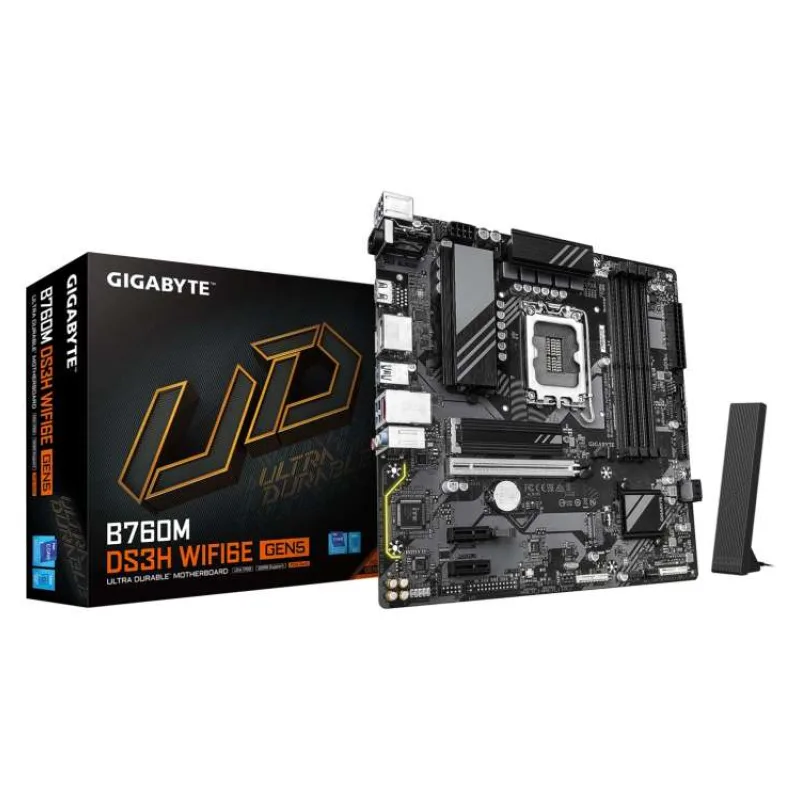 GIGABYTE B760M DS3H WIFI6E GEN5/LGA 1700/mATX (B760M DS3H WF6E GEN5)