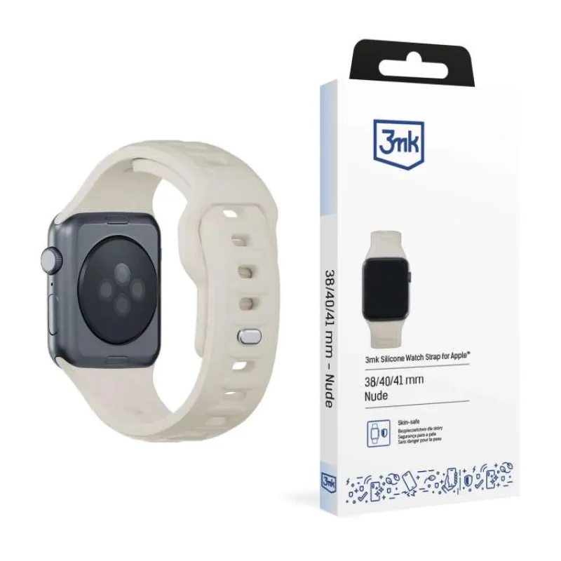 3mk řemínek Watch Strap pro Apple 38/40/41 mm Nude (5903108565646)
