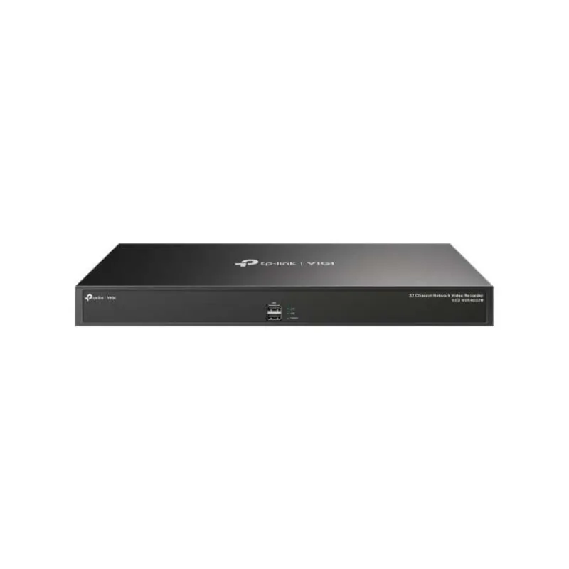 32 Channel Network Video Recorder SPEC: H.265+/H.265/H.264+/H.264, Up to 8MP resolution, Decoding capability/16-ch @2MP, (VIGI NVR4032H)