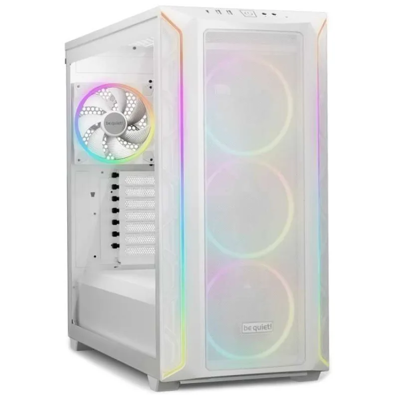 Be quiet! skříň SHADOW BASE 800FX / ARGB / 4x140mm ARGB fan / USB-C / 2xUSB 3.0 / tvrzené sklo / bílá (BGW64)