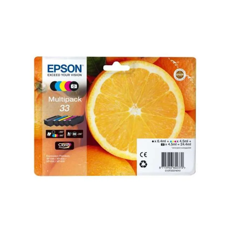 EPSON cartridge T3337 multipack(pomeranč) (C13T33374011)