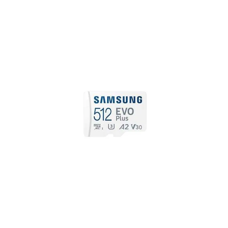 512 GB . microSDXC karta Samsung EVO Plus + adapter ( trieda U3, V30, A2 ) (MB-MC512SA/EUx)