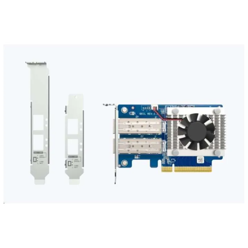 QNAP QXG-10G2SF-NXE - 2x 10GbE SFP+, low-profile, PCIe Gen3 x8 (QXG-10G2SF-NXE)