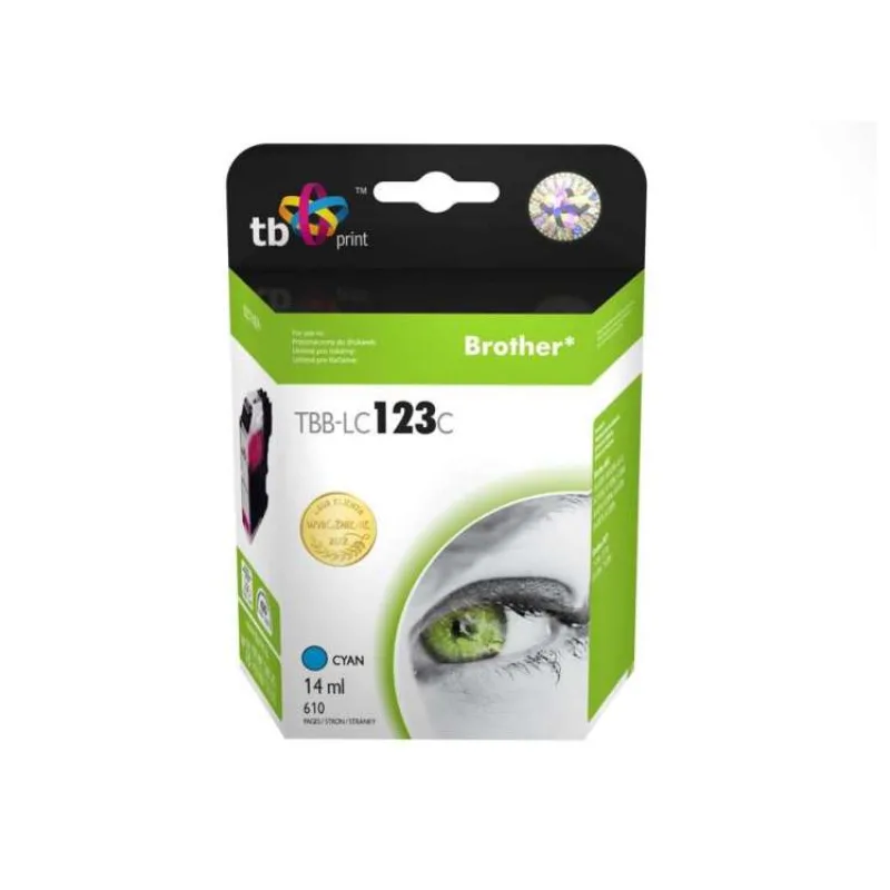 Ink.kazet kompatibilni s Brother LC125XLC 100% new (TBB-LC125XLC)