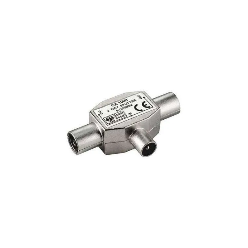 Kombinátor TV antén PremiumCord - konektor IEC 75 Ohm 1xM-2xF (ktcm-ff)