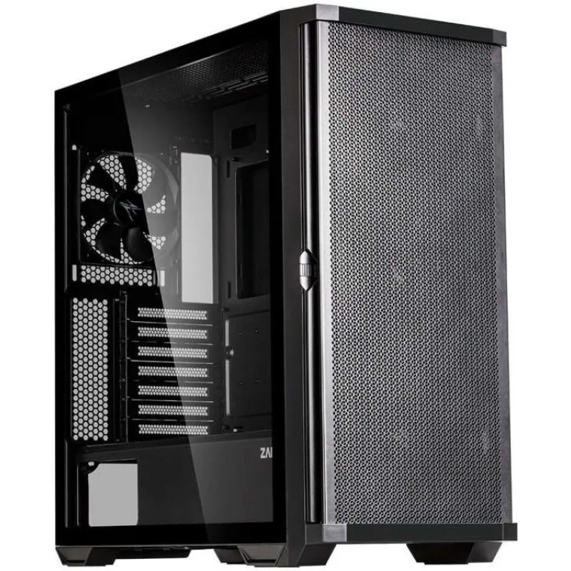 Zalman skříň Z10 / ATX / 3x140 + 1x120 mm fan / 2xUSB 3.0 / USB-C / tvrzené sklo (Z10)