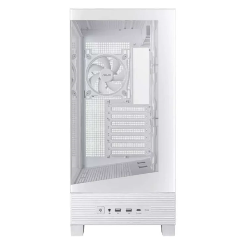 ASUS case A31 PLUS TG ARGB, Mid Tower, Průhledná bočnice, 4x120mm ARGB Fan, ARGB Hub, bílá (90DC00R3-B19000)