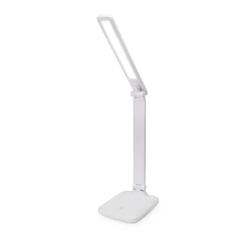 Platinet stolná LED lampa Remus 5W stmievateľná, dotykové ovládanie, USB port, biela (PLADLL194BL)