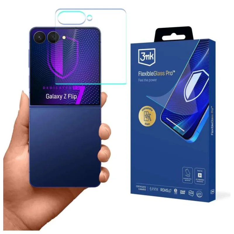 3mk hybridní sklo FlexibleGlass Pro pro Samsung Galaxy Z Flip 7 (5903108675383)