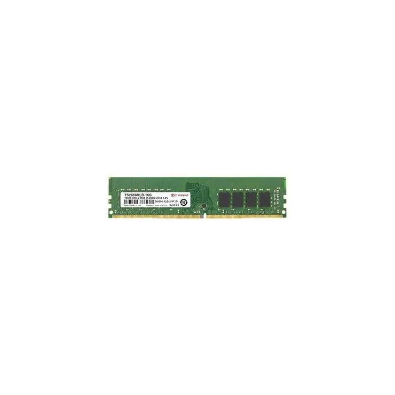 DDR4 DIMM 16GB 2666MHz TRANSCEND 2Rx8 1Gx8 CL19 1.2V (TS2666HLB-16G)