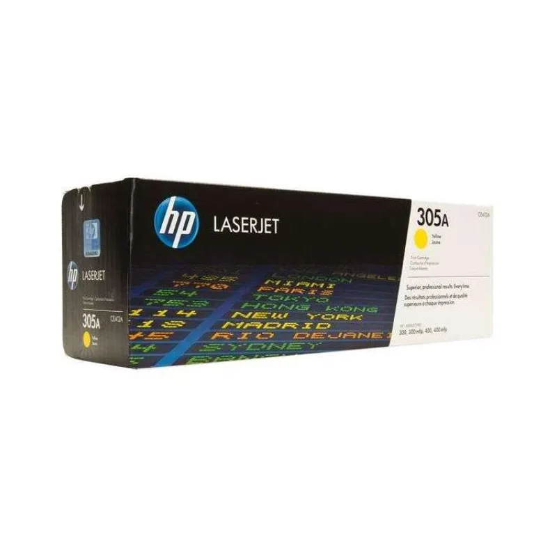 HP toner žltý HP305A /vyťaženosť cca 2600str/ (CE412A)